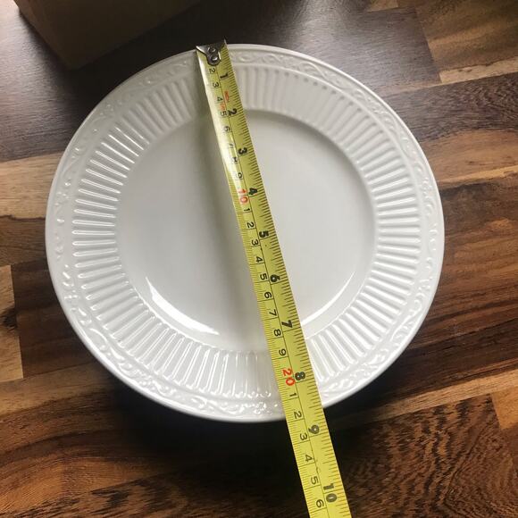 Mikasa Italian Countryside Salad White  Plates Set of 4 Y2K - Picture 7 of 7